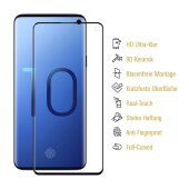 1x 9D Keramik-Glass für Samsung Galaxy S10 FULL CURVED 3D KLAR Panzerfolie Displayschutz Schutzfolie Ceramic Screen-Protector