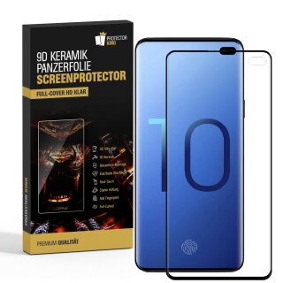 4x 9D Keramik-Glass für Samsung Galaxy S10 Plus FULL CURVED 3D KLAR Panzerfolie Displayschutz Schutzfolie Ceramic Screen-Protector