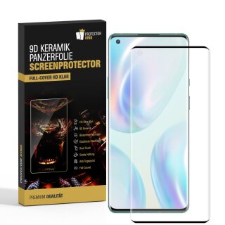 3x 9D Keramik-Glass für OnePlus 9 FULL COVER 3D KLAR Panzerfolie Displayschutz Schutzfolie Ceramic Screen-Protector