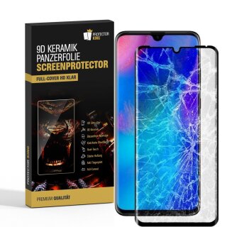 6x 9D Keramik-Glass für Huawei P30 Lite FULL COVER 3D KLAR Panzerfolie Displayschutz Schutzfolie Ceramic Screen-Protector