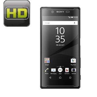 6x Displayschutzfoie für Sony Xperia Z5 Displayfolie Displayschutz HD ULTRA KLAR