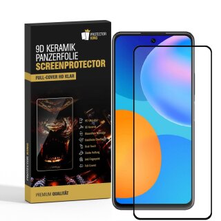 6x 9D Keramik-Glass für Huawei P40 Lite FULL COVER 3D KLAR Panzerfolie Displayschutz Schutzfolie Ceramic Screen-Protector