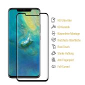 6x 9D Keramik-Glass für Huawei Mate 20 Pro FULL COVER 3D KLAR Panzerfolie Displayschutz Schutzfolie Ceramic Screen-Protector