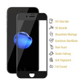 2x 9D Keramik-Glass für iPhone 8 FULL COVER 3D KLAR Panzerfolie Displayschutz Schutzfolie Ceramic Screen-Protector
