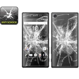 6x Panzerfolie für Sony Xperia Z5 ANTI-SCHOCK Displayschutzfolie HD KLAR FB