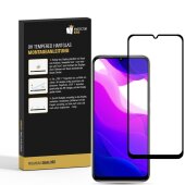 6x 9H Hartglas für Xiaomi Mi 10 Lite FULL COVER Panzerfolie Displayschutz Schwarz Panzerglas Schutzglas Schutzfolie