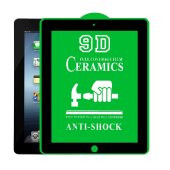 6x 9D Keramik-Glass für Apple iPad 3 FULL COVER 3D KLAR Panzerfolie Displayschutz Schutzfolie Ceramic Screen-Protector