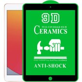 1x 9D Keramik-Glass für iPad 10.2 2019 2020 2022 FULL COVER 3D KLAR Panzerfolie Displayschutz Schutzfolie Ceramic Screen-Protector