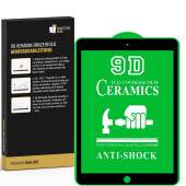 2x Keramik-Glass für iPad 10.2 2019 2020 2022 3D klar Displayschutz Schutzfolie Panzerglas Schutzglas Screen-Protector
