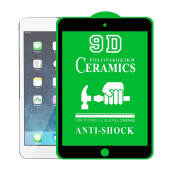 6x 9D Keramik für iPad Mini 2 FULL-COVER Panzerfolie Displayschutz Panzerschutz Schutzfolie Displayfolie Folie ANTI-SHOK ANTI-BRUCH-ANTI-STOß