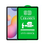 4x 9D Keramik für Samsung Galaxy Tab S6 Lite FULL-COVER Panzerfolie Displayschutz Panzerschutz Schutzfolie Displayfolie Folie ANTI-SHOK ANTI-BRUCH-ANTI-STOß