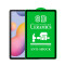 4x 9D Keramik für Samsung Galaxy Tab S6 Lite FULL-COVER Panzerfolie Displayschutz Panzerschutz Schutzfolie Displayfolie Folie ANTI-SHOK ANTI-BRUCH-ANTI-STOß