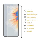 3x 9H Hartglas für Xiaomi Mi Mix 4 FULL CURVED Panzerfolie Displayschutz SW KLAR Panzerglas Schutzglas Schutzfolie