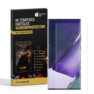 3x 9H Panzerglas für Samsung Galaxy Note 20 Ultra FULL CURVED Schutzfolie Schutzglas HD KLAR Hartglas Displayschutz Panzerfolie Displayglas Tempered Glasfolie Sicherheitsglas Echtglas