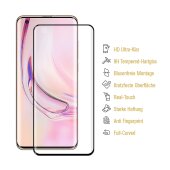 3x 9H Hartglas für Xiaomi Mi 10 Ultra FULL COVER Panzerfolie Displayschutz KLAR SW Panzerglas Schutzglas Schutzfolie