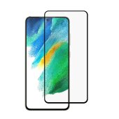 6x 9H Hartglas für Samsung Galaxy S21 FE FULL COVER Panzerfolie Displayschutz KLAR SW Panzerglas Schutzglas Schutzfolie
