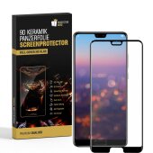 4x 9D Keramik-Glass für Huawei P20 Pro FULL COVER 3D...