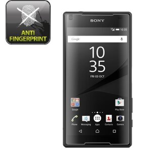 6x Displayschutzfoie für Sony Xperia Z5 Compact ANTI-REFLEX Displayfolie MATT