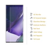 6x 9H Panzerglas für Samsung Galaxy Note 20 FULL CURVED 3D Klar Displayschutz Schutzfolie Schutzglas Panzerfolie Displayglas echtes Tempered Hartglas