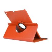 Schutzhülle für iPad Air 10.9 2020 2021 2022 Tablet Hülle Schutz Tasche Case Cover Orange 360 Grad drehbar Rotation Bumper