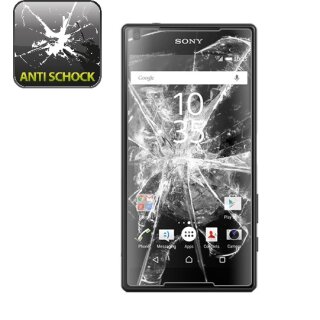 2x Panzerfolie für Sony Xperia Z5 Compact ANTI-SCHOCK Displayschutzfolie KLAR