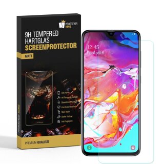 1x 9H Hartglas für Samsung Galaxy A20 Panzerfolie Displayschutz Schutzglas MATT Schutzfolie Panzerglas