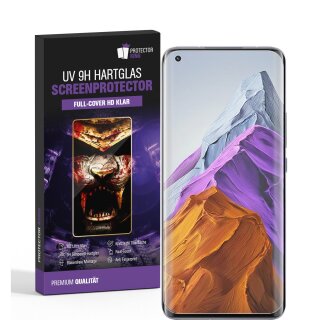 1x UV-Liquid 9H Panzerglas für Xiaomi Mi 11 Pro 3D KLAR echtes Tempered Panzerhartglas Schutzglas Displayschutz Panzerfolie Schutzfolie Screen Protector