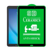 4x 9D Keramik-Glass für Samsung Galaxy Tab E 9.6 FULL COVER 3D KLAR Panzerfolie Displayschutz Schutzfolie Ceramic Screen-Protector