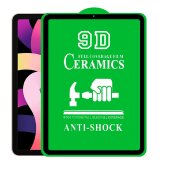 2x 9D Keramik-Glass für iPad Air10.9 (2020-2022) FULL COVER 3D KLAR Panzerfolie Displayschutz Schutzfolie Ceramic Screen-Protector