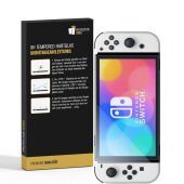 1x 9H Panzerglas für Nintendo Switch Oled HD klar echtes Tempered Glass Displayschutz Schutzglas Panzerfolie Schutzfolie Displayglas Screen-Protector