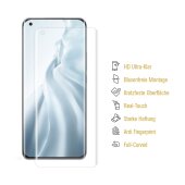 4x Panzerfolie für Xiaomi Mi 11 Pro FULL COVER Displayschutz Displayfolie HD KLAR Schutzfolie