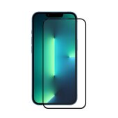 1x 9H Hartglas für iPhone 13 Pro FULL COVER Panzerfolie Displayschutz KLAR Schwarz Panzerglas Schutzglas Schutzfolie