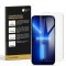 6x 9H Nano-Glass für iPhone 13 Pro FULL COVER 3D KLAR Anti-Shock Anti-Bruch Anti-Stoß Anti-Schmutz Panzernanoglas Displayschutz Schutzfolie Panzerfolie Panzerglas Screen-Protector