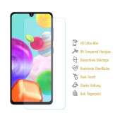 6x 9H Panzerglas für Samsung Galaxy A41 Displayschutz Schutzglas Panzerfolie Schutzfolie Hartglas Displayglas Tempered Glasfolie Sicherheitsglas Echtglas
