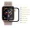 3x 9H Hartglas für Apple Watch 4/5/6 44mm FULL CURVED Displayschutz Panzerfolie SW Panzerglas Schutzfolie Schutzglas