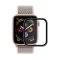 3x 9H Hartglas für Apple Watch 4/5/6 44mm FULL CURVED Displayschutz Panzerfolie SW Panzerglas Schutzfolie Schutzglas