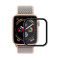 4x 9H Hartglas für Apple Watch 4/5/6 44mm FULL CURVED Displayschutz Panzerfolie SW Panzerglas Schutzfolie Schutzglas