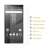 2x 9H Hartglas für Sony Xperia Z5 Premium Panzerfolie Displayschutz Schutzfolie HD KLAR Schutzglas Panzerglas
