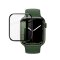 1x Plexiglas für Apple Watch 7/ 8 41mm FULL CURVED Displayschutz Panzerfolie Panzerglas Schutzfolie Schutzglas HD Klar