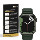 6x HYBRIDGLAS für Apple Watch 7 41mm FULL CURVED...