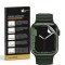 2x HYBRIDGLAS für Apple Watch 7 45mm FULL CURVED Displayschutz Panzerfolie Panzerglas Schutzfolie Schutzglas HD Klar