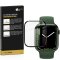 2x Plexiglas für Apple Watch 7/ 8 45mm FULL CURVED Displayschutz Panzerfolie Panzerglas Schutzfolie Schutzglas HD Klar