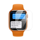 2x 9H Panzerglas für Apple Watch 7/ 8 45mm FULL CURVED Displayschutz Panzerfolie Schutzfolie Hartglas Schutzglas Displayglas Tempered Glasfolie Sicherheitsglas Echtglas