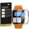 1x 9H Panzerglas für Apple Watch 7/ 8 45mm FULL CURVED Displayschutz Panzerfolie Schutzfolie Hartglas Schutzglas Displayglas Tempered Glasfolie Sicherheitsglas Echtglas