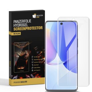 2x Hydrogel-Glass für Huawei Nova 9 Pro Selbstheilend für Micro Kratzer 3D KLAR Panzerfolie Displayschutz Schutzfolie Screen-Protector