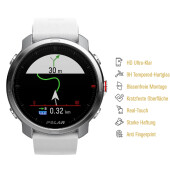 6x 9H Hartglas für Polar Grit X Smart Watch Displayschutz Panzerfolie Schutzglas KLAR Panzerglas Schutzfolie