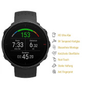 6x 9H Hartglas für Polar Unite Smart Watch Displayschutz Panzerfolie Schutzglas KLAR Panzerglas Schutzfolie