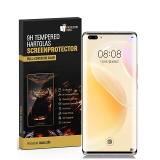 3x 9H Hartglas für Huawei Nova 9 Pro FULL CURVED Panzerfolie Displayschutz KLAR 3D Panzerglas Schutzglas Schutzfolie