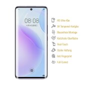 3x 9H Hartglas für Huawei Nova 9 FULL CURVED Panzerfolie Displayschutz KLAR 3D Panzerglas Schutzglas Schutzfolie