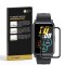 2x 9H Hartglas für Huawei Honor Watch ES FULL CURVED Displayschutz Panzerfolie Panzerglas Schutzfolie Schutzglas HD Klar Schwarzer Rand